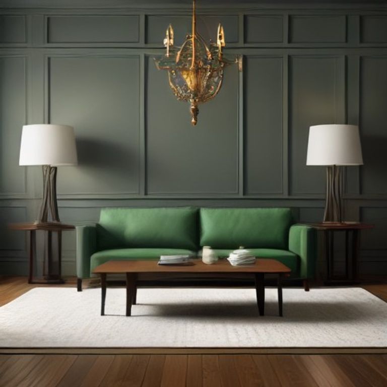 High-Gloss Amber Scandinavian Coffee Table