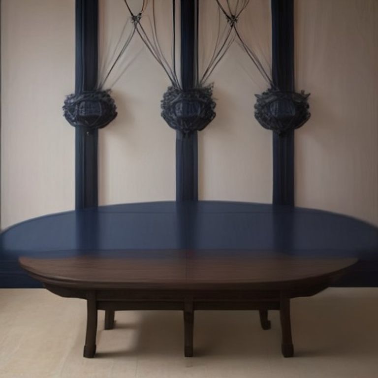 Cobalt Blue Balinese Coffee Table