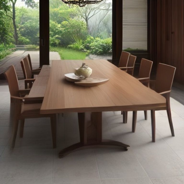 Weathered Grey Balinese Dining Table