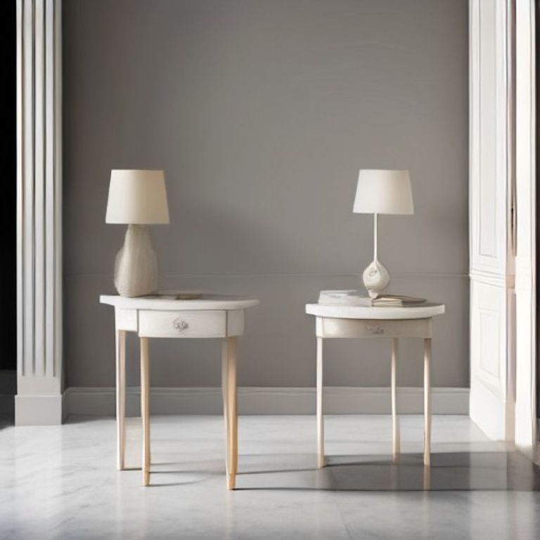 Carrara White Moroccan Side Table
