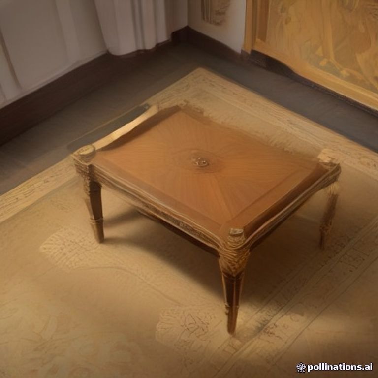 Art Deco Brass Coffee Table