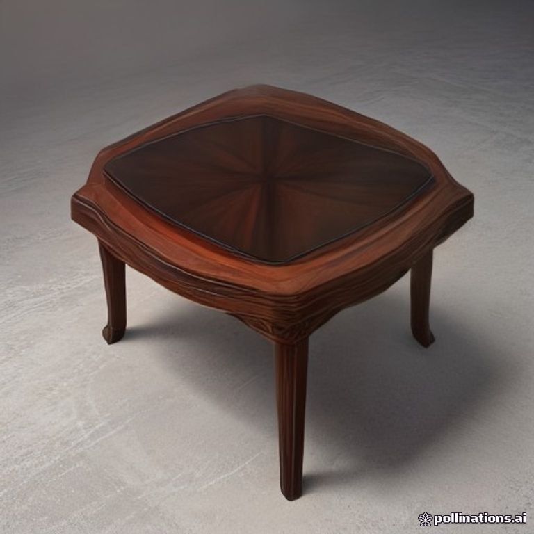 Art Deco Blackened Coffee Table