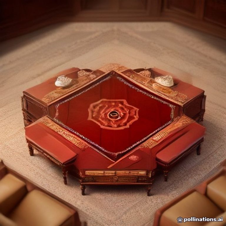 Moroccan Brass Coffee Table