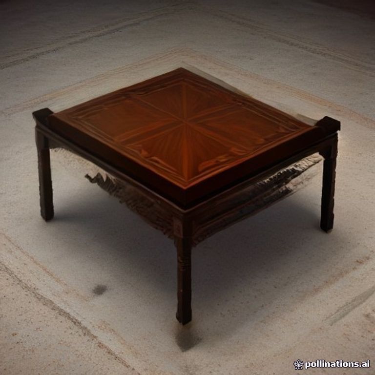 Turkish Blackened Coffee Table