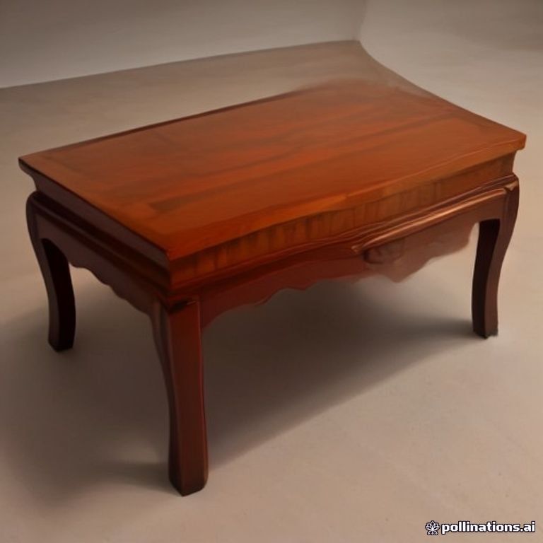 Japanese Rosewood Coffee Table