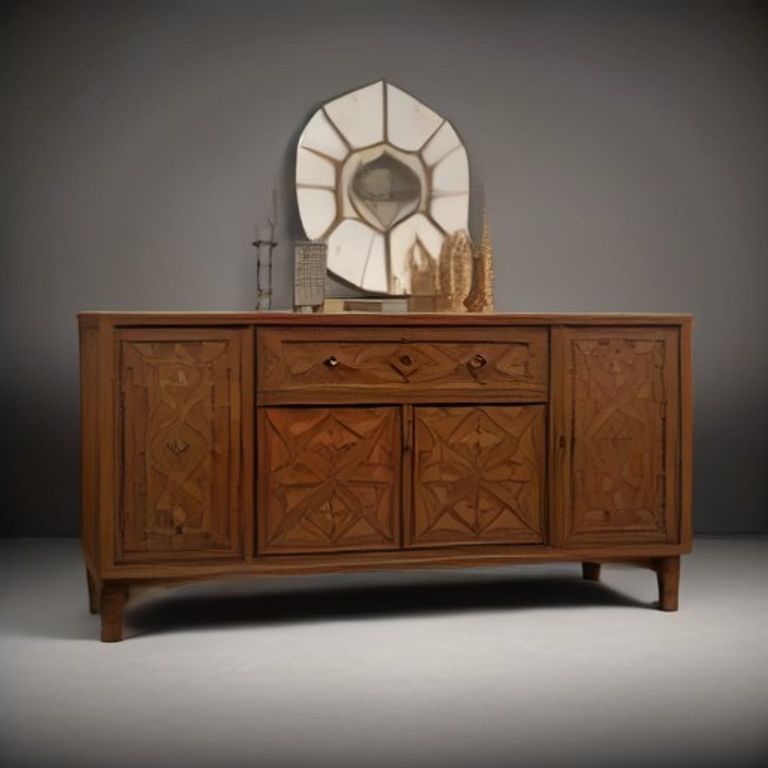 Ebony Lacquer Credenza