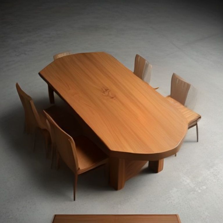 Reclaimed Teak Japanese Dining Table