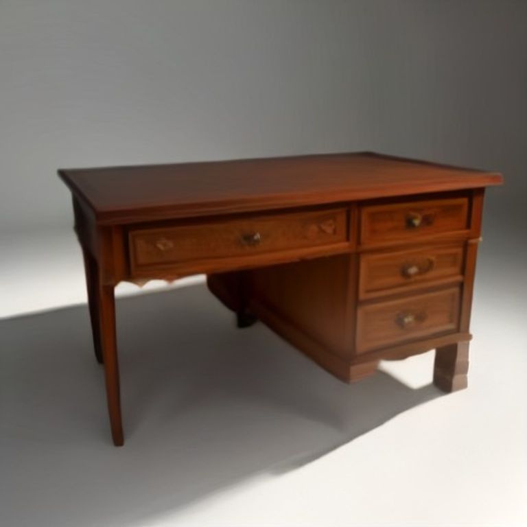 Danish Oil Balinese Writing Desk
